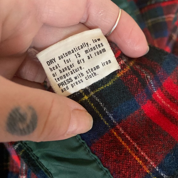 VTG 60’s Pendleton Prince Charles Edward Stewart Tartan Print. Size M. - Picture 12 of 12